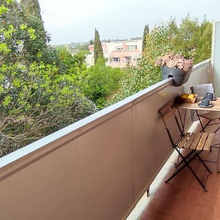 Michelet Studio Climatise Avec Balcon Et Parking Ferme Монпелие Екстериор снимка