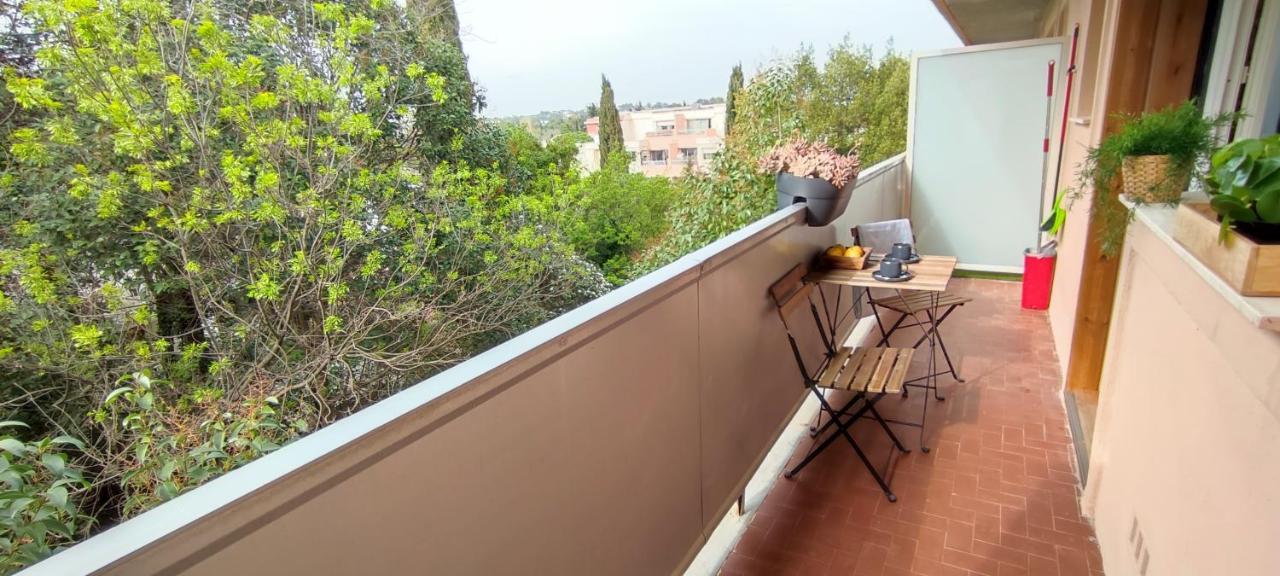Michelet Studio Climatise Avec Balcon Et Parking Ferme Монпелие Екстериор снимка